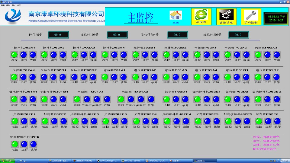 plc控製（zhì）櫃電氣圖主監控